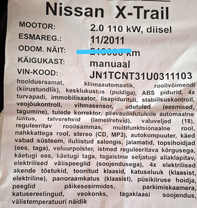 Nissan x-trail 11.2011 (9 foto / 9)