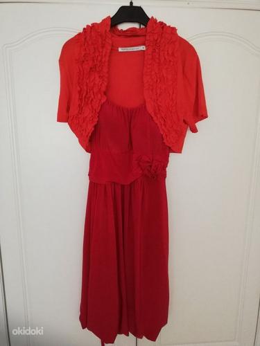 Праздничное красное платье S/ (XS-S) 34/36 (фото #7)