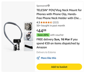 Telesin smartphone holder (3 foto / 8)