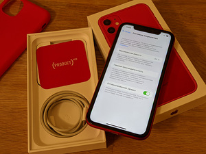 iPhone 11 PUNANE ( Ideaalses korras) (4 foto / 6)