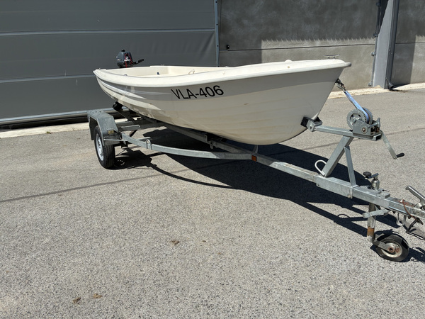 Pakri 450 paat, respo haagis, yamaha 4hp 4t mootor