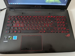 Gtx 950m/i5 core/128ssd /8 ozu Asus Gaming Republic sülearvuti n (8 foto / 10)