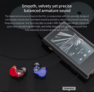 FiiO FA1 HiFi kõrvaklapid MMCX kaabliga 3D Printed 1B (8 foto / 10)