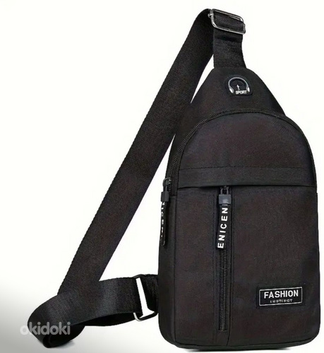 Новая легкая спортивная нагрудная сумка унисекс, сумка через (фото #2)