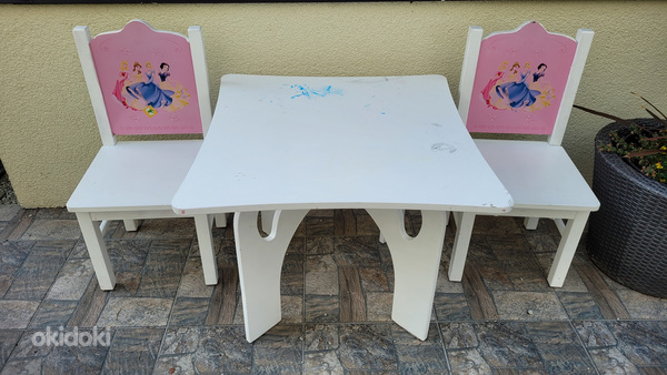Детская мебель стол 2 стула Принцесса (фото #1)