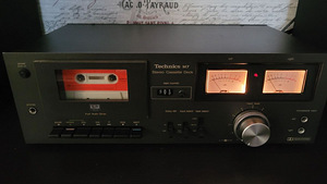 TECHNICS RS-M7 stereo kassett dekk deck VU meter vintage