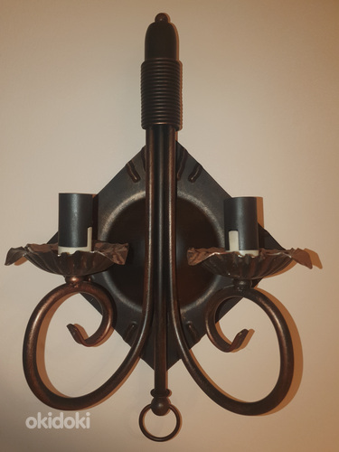 Светильник, подсвечник в стиле средних веков. (фото #2)