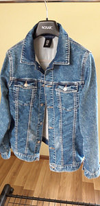 Джинсовая куртка для мальчиков h&M, размер 158 (возраст 12-1