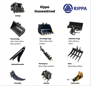 Rippa R22 Pro Miniekskavaator (5 foto / 5)