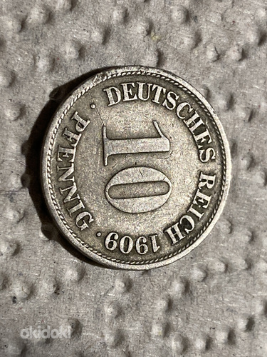 10 Pfennig Deutsches Reich 1909 (foto #1)