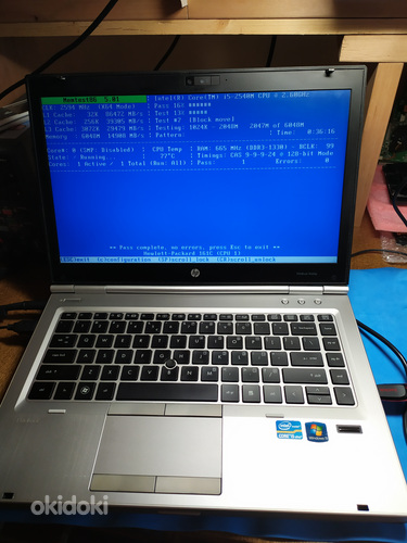 Sülearvuti 14" HP EliteBook 8460P i5-2540M/6Gb/320HDD (foto #6)