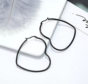 Серьги сердце (3 фото из 3)