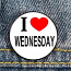 Значек Я люблю Wednesday (фото #1)