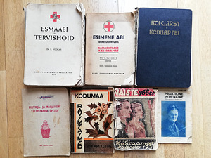 Esmaabi, tervishoiu ja muud käsiraamatud aastatest 1921-1943 (1 foto / 3)