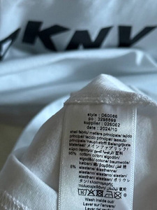 UUS VALGE DKNY T-SÄRK / T-SHIRT suurus 14 S (3 foto / 4)