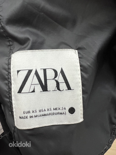 Пуховик укороченный Zara на весну (фото #2)