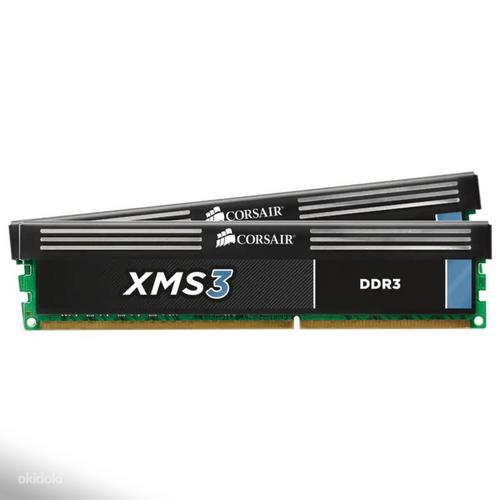 Оперативная память CORSAIR XMS3 DDR3 8gb (2x4gb) 1600mhz C9 (фото #1)
