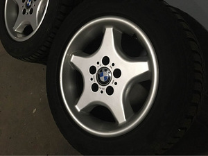 BMW 16" диски 5x120 стайл 16 + M+S резина 225 55 16 (9 фото из 10)