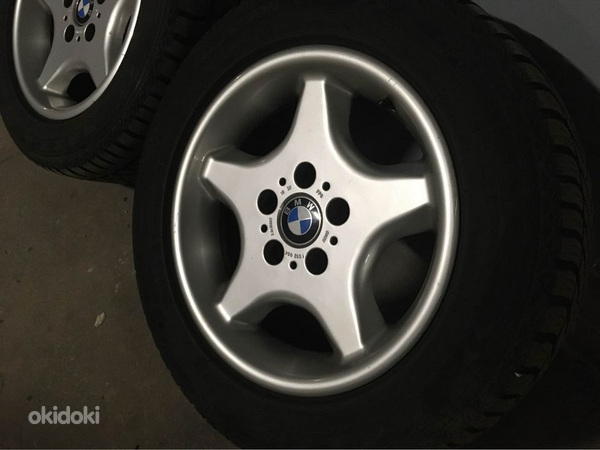 BMW 16" диски 5x120 стайл 16 + M+S резина 225 55 16 (фото #9)