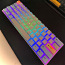 Redragon k530W klaviatuur + HK Gaming keycaps/klahvid (foto #4)