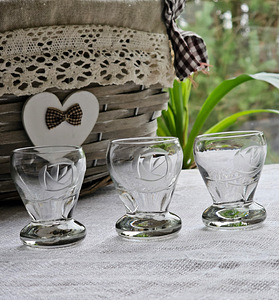 Tarbeklaasi "Elle" viinapitsid 6 tk, vintage (1 foto / 3)