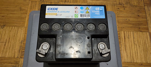 Лодочный аккумулятор EXIDE Equipment Gel ES450 40Ah/450Wh (1 фото из 4)