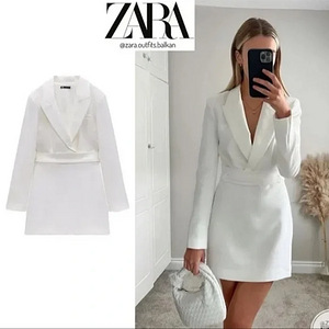 Valge kleit Zara (5 foto / 6)