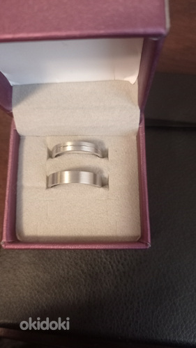 Серебряные обручальные кольца(hõbe abielusõrmused) (фото #2)
