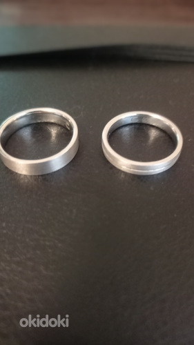 Серебряные обручальные кольца(hõbe abielusõrmused) (фото #3)