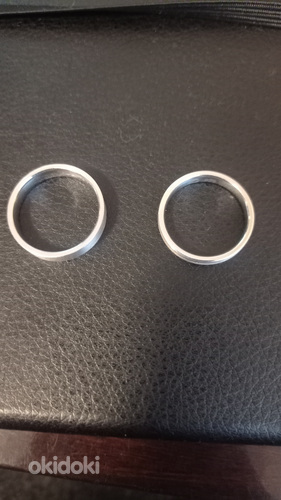Серебряные обручальные кольца(hõbe abielusõrmused) (фото #5)